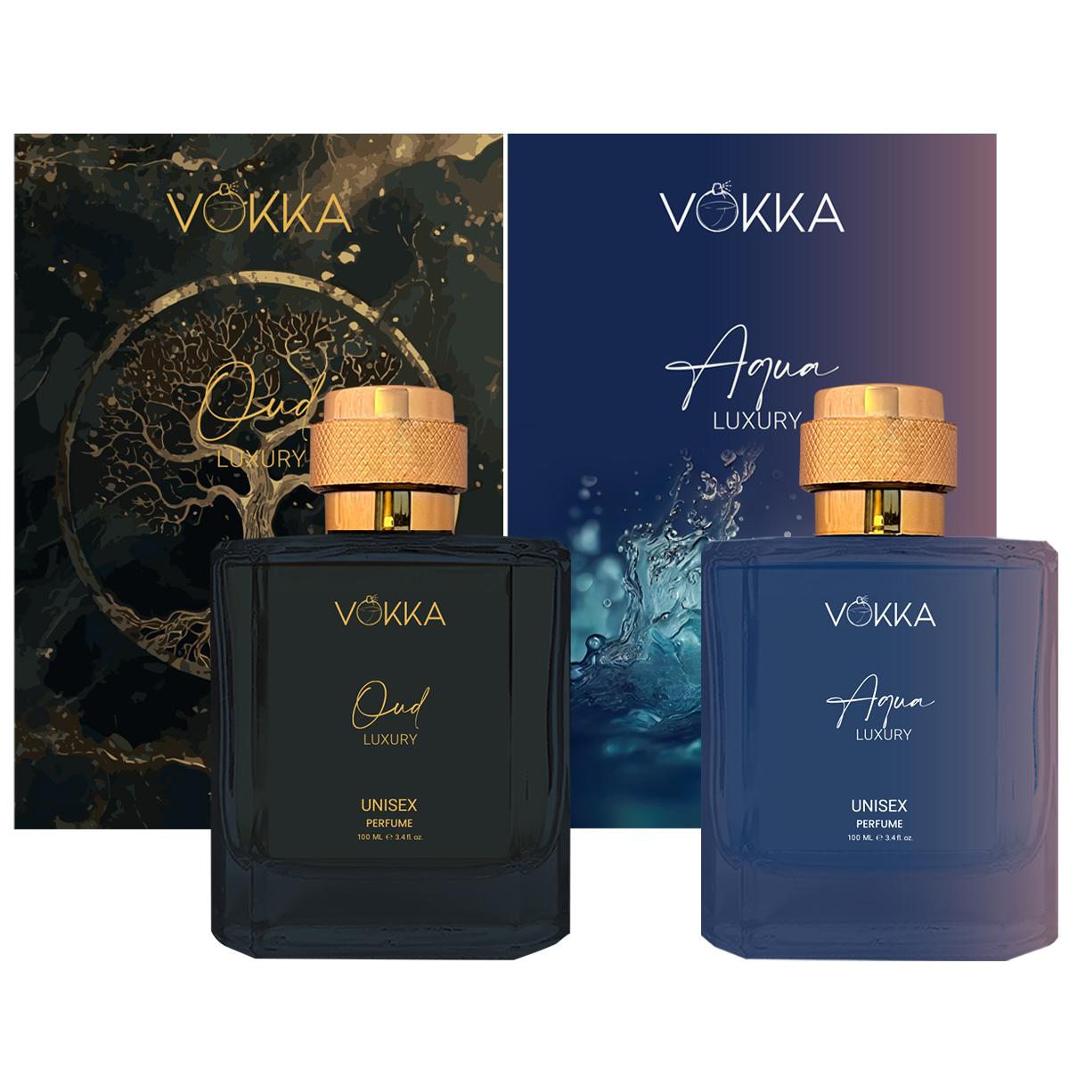 VOKKA Oud & Aqua 200 ml Pack of 2 Pack of 2 · 100 ml (200 ml total)