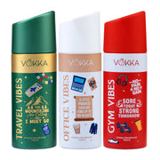 Vokka Vibes Deodorant Combo Pack 450ml - 150ml x 3