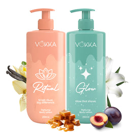 Vokka Ritual & Glow Perfume Body Lotion Combo 250ml x 2