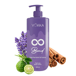 Vokka Bond Perfume Body Lotion 250ml | Warm Vanilla Orchid Fragrance