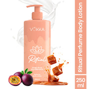 Vokka Ritual Perfume Body Lotion 250ml | Warm Vanilla Gourmand Fragrance