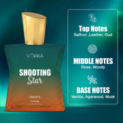 Vokka Shooting Star 100ml Unisex Luxury Long Lasting Perfume