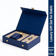 Vokka Rakhi Gift Set For Brother | Aqua Perfume 50ml & Premium Rakhi