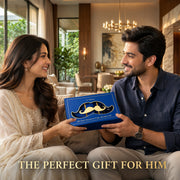 VOKKA Luxury Gift Set for Men | Aqua Perfume 100ml, Premium Metal Pen & Notebook