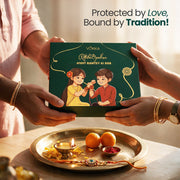 Vokka Rakhi Gift Set for Brother | Thai Aqua Perfume 50ml & Premium Rakhi