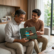 VOKKA Father's Day Gift Set for Dad | Thai Aqua Perfume 100ml & Premium Wallet | Luxury Gift Box for Father | Thoughtful Father's Day Gift from Son Daughter Wife Family