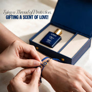 Vokka Rakhi Gift Set For Brother | Aqua Perfume 50ml & Premium Rakhi