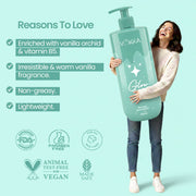 Vokka Glow Perfume Body Lotion 250ml | Fruity Floral Vanilla Orchid Fragrance