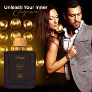 VOKKA Oud 100 ml | Unisex Luxury Long Lasting Smokey Perfume For Men And Women