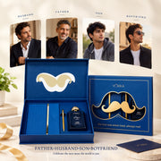 VOKKA Luxury Gift Set for Men | Aqua Perfume 100ml, Premium Metal Pen & Notebook