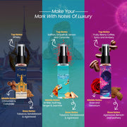 Vokka Luxury Perfume 9 x 8ml Gift Set for Men & Women | Premium Travel Fragrance Gift Pack