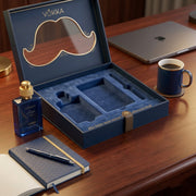 VOKKA Father's Day Gift Set for Dad | Aqua Perfume 100ml, Premium Metal Pen & Notebook | Luxury Gift Box for Father | Father's Day Gift from Son Daughter Wife Family