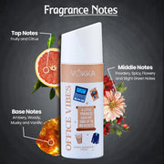 Vokka Vibes Deodorant Combo Pack 450ml - 150ml x 3