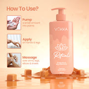 Vokka Ritual Perfume Body Lotion 250ml | Warm Vanilla Gourmand Fragrance