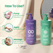 Vokka Roots & Bonds Perfume Body Lotion Combo 250ml x 2