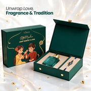Vokka Rakhi Gift Set for Brother | Thai Aqua Perfume 50ml & Premium Rakhi