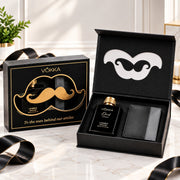 VOKKA Luxury Gift Set for Men | Oud Luxury Perfume 100ml & Premium Wallet